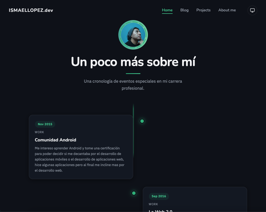 Pagina web acerca de