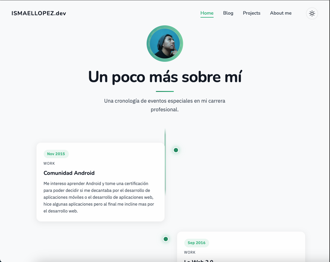 Pagina web acerca de